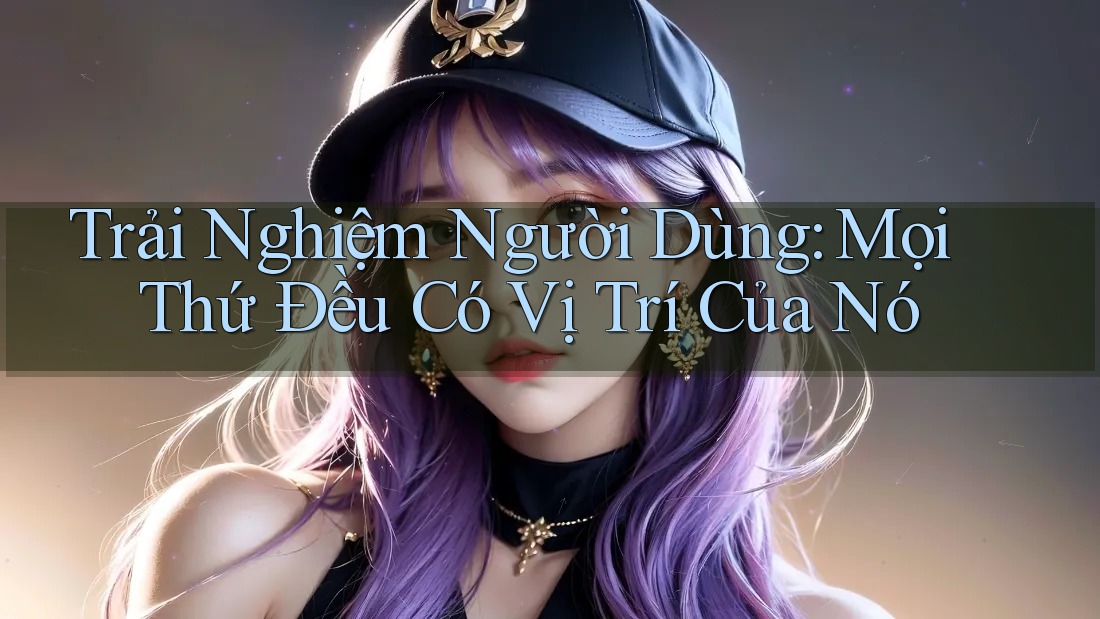 Trải Nghiệm Người Dùng: Mọi Thứ Đều Có Vị Trí Của Nó