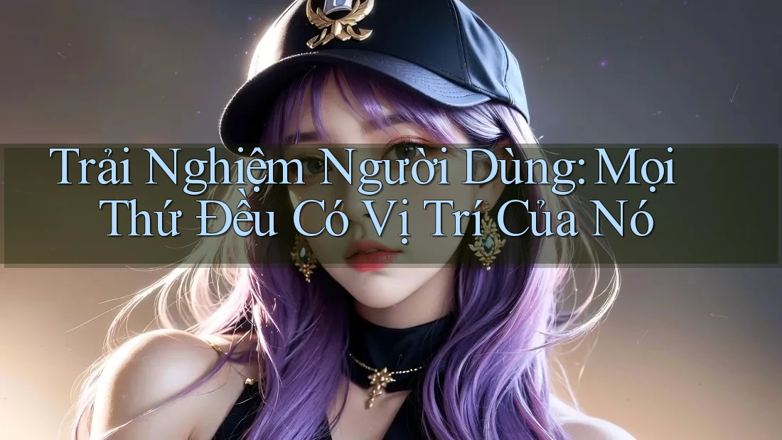 Trải Nghiệm Người Dùng: Mọi Thứ Đều Có Vị Trí Của Nó