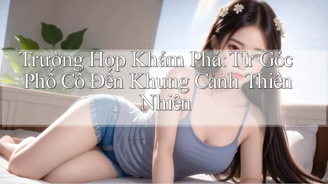Trường Hợp Khám Phá: Từ Góc Phố Cổ Đến Khung Cảnh Thiên Nhiên