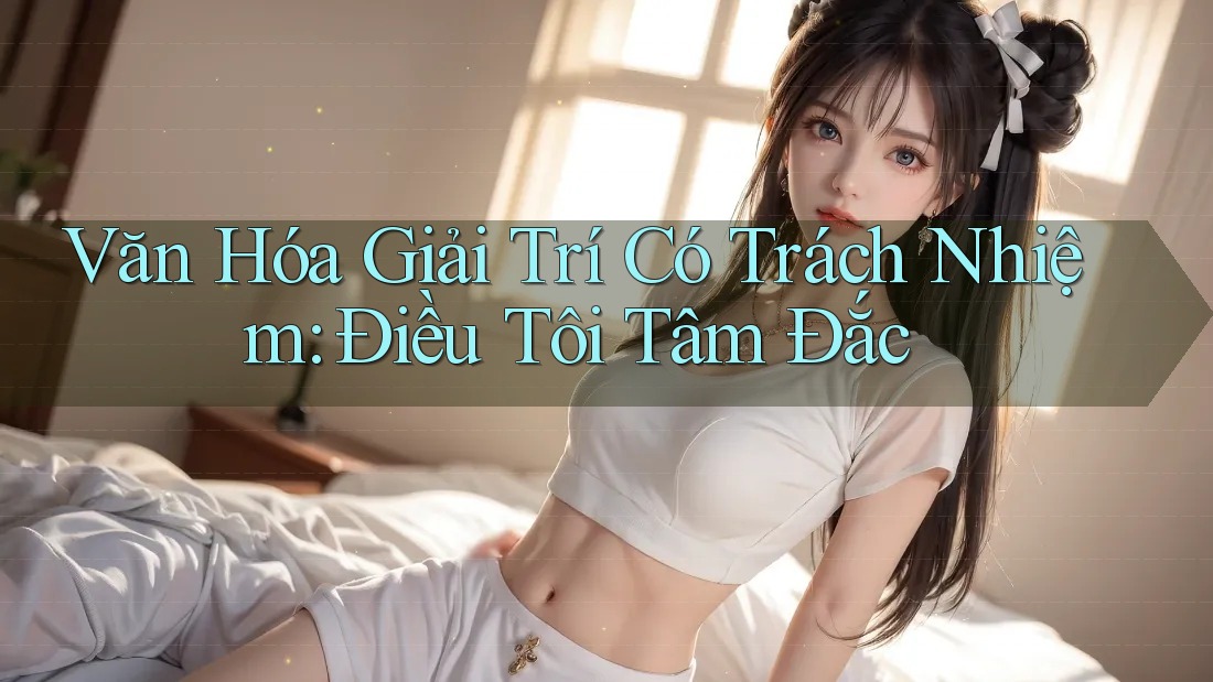 Văn Hóa Giải Trí Có Trách Nhiệm: Điều Tôi Tâm Đắc