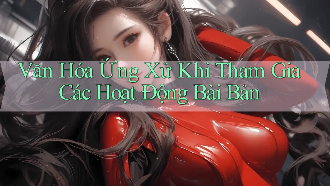 Văn Hóa Ứng Xử Khi Tham Gia Các Hoạt Động Bài Bản Văn Hóa Ứng Xử Khi Tham Gia Các Hoạt Động Bài Bản