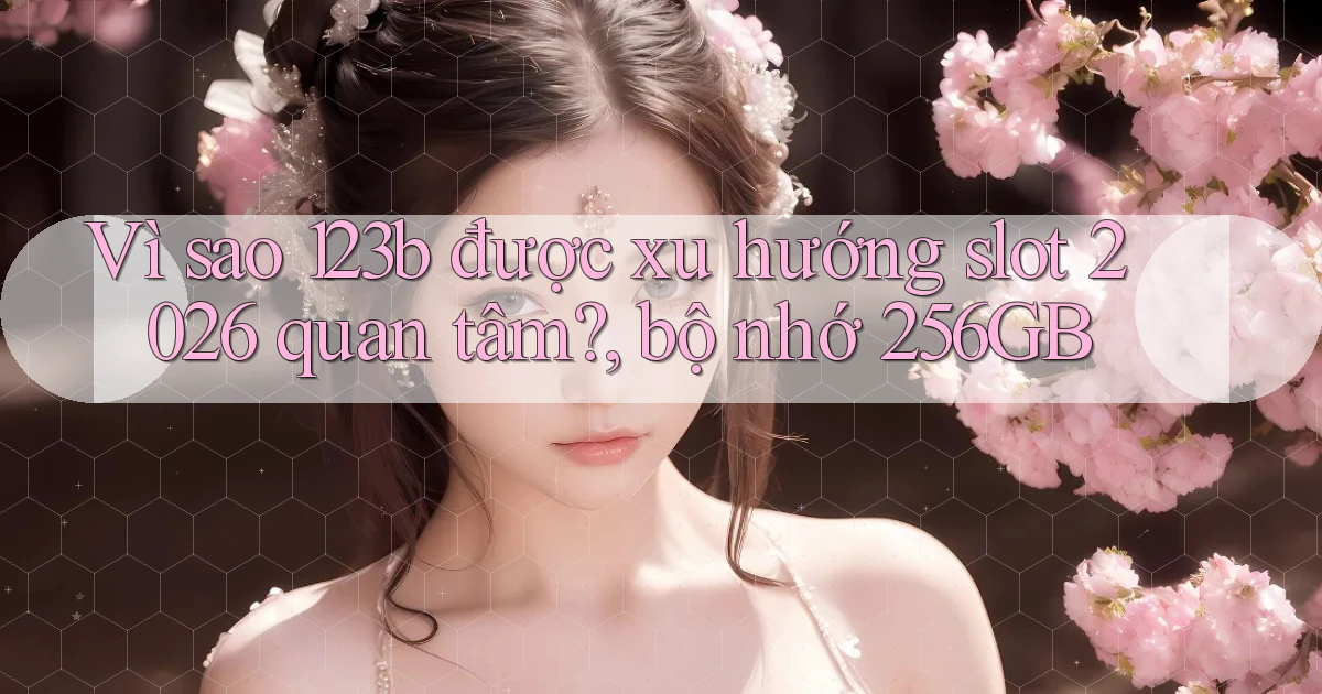 Vì sao 123b được xu hướng slot 2026 quan tâm, bộ nhớ 256GB