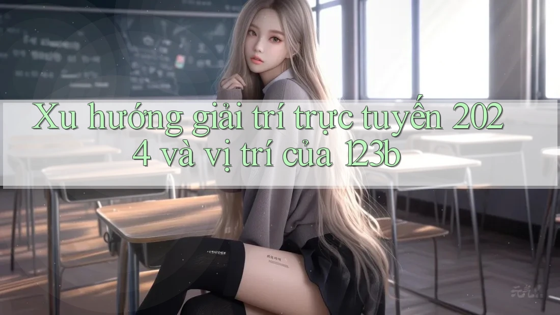 Xu hướng giải trí trực tuyến 2024 và vị trí của 123b